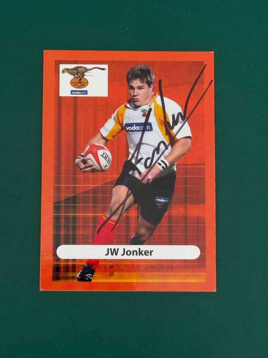 Rugby Card - *SIGNED* JW Jonker 2009 Big Ball Rugby Card