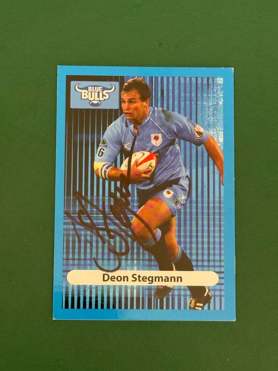 Rugby Card - *SIGNED* Deon Stegmann 2009 Big Ball Rugby Card Rugby Card