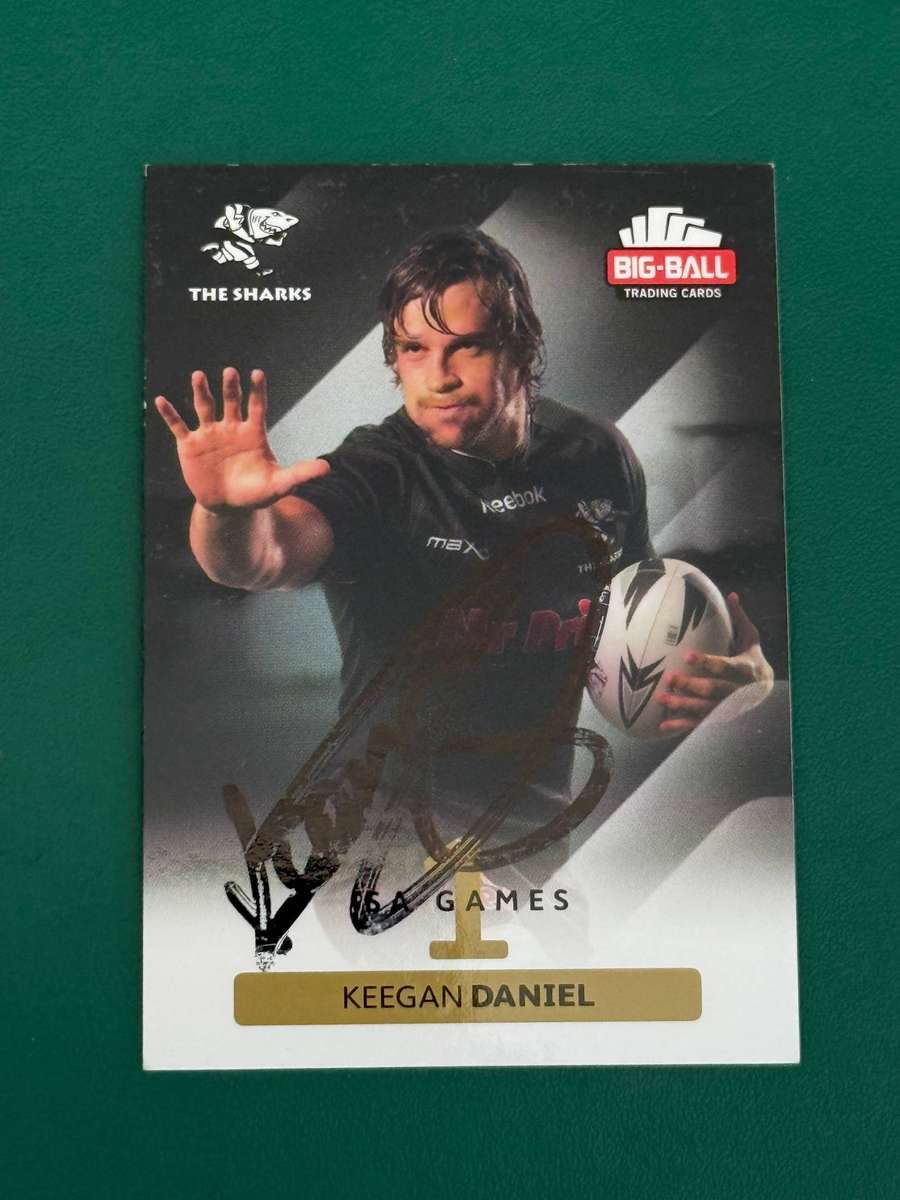 Rugby Card - *SIGNED* Keegan Daniel 2012 Big Ball Rugby Card