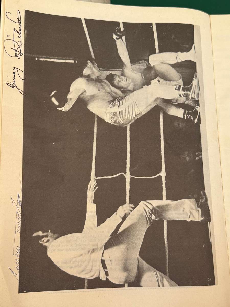 Boxing Programme - *SIGNED* Kallie Knoetze vs Amedo Lauretti (Italy) 21/05/1976
