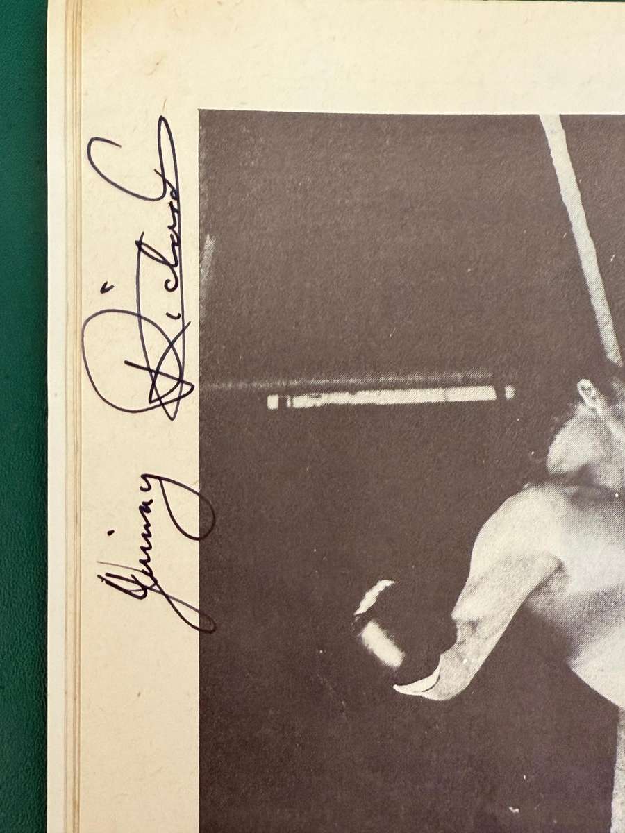 Boxing Programme - *SIGNED* Kallie Knoetze vs Amedo Lauretti (Italy) 21/05/1976