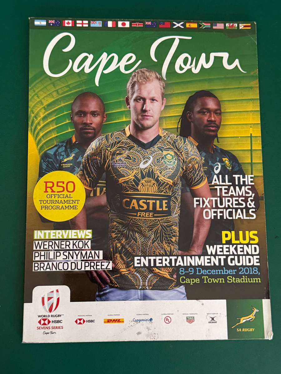 Rugby Programme - HSBRC Sevens Series Cape Town 2018 (Cape Town Stadium)