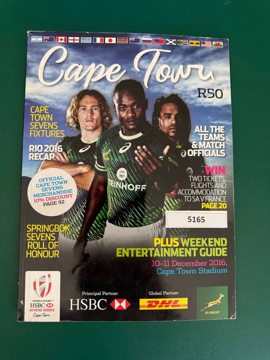 Rugby Programme - Cape Town Sevens 2016 (100 page Programme)