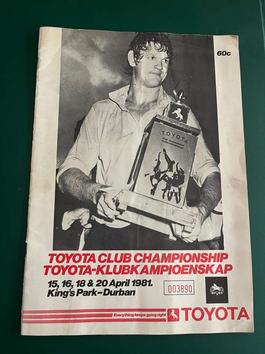Rugby Programme - Toyota Club Championship 15-20 April 1981