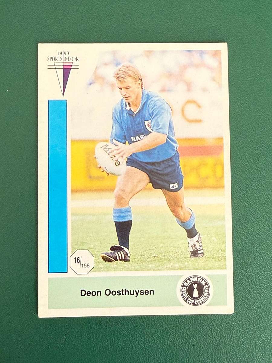Rugby Card - Deon Oosthuizen 1993 Sports Deck Rugby Card