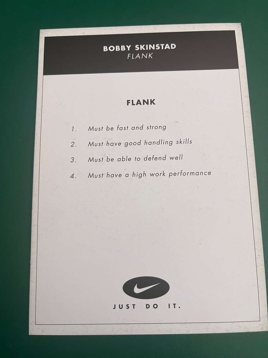 Rugby Card - Bobby Skinstadt 2000 Nike Rugby Card