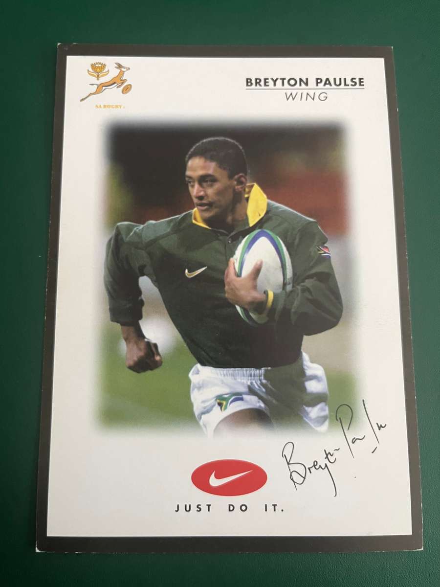 Rugby Card - Breyton Paulse 2000 Nike Rugby Card