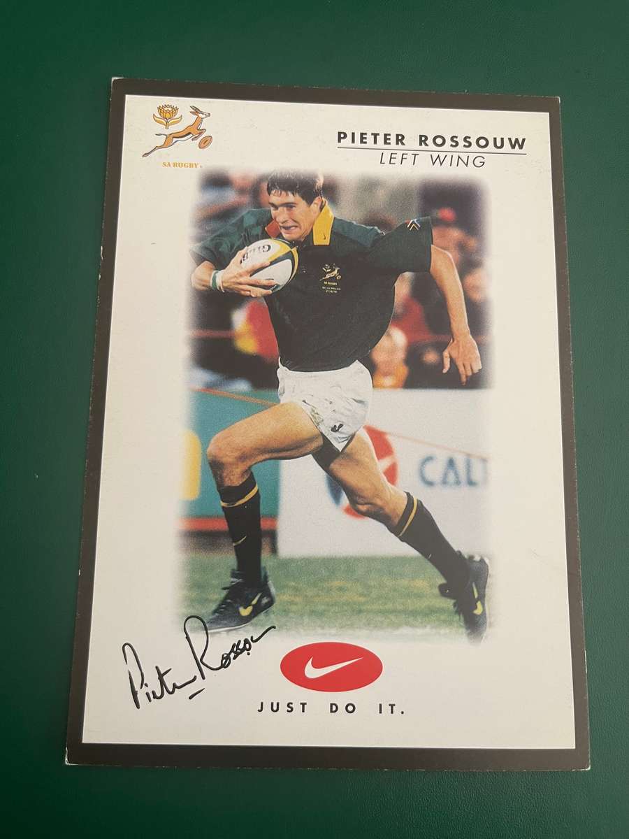 Rugby Card - Pieter Rossouw 2000 Nike Rugby Card