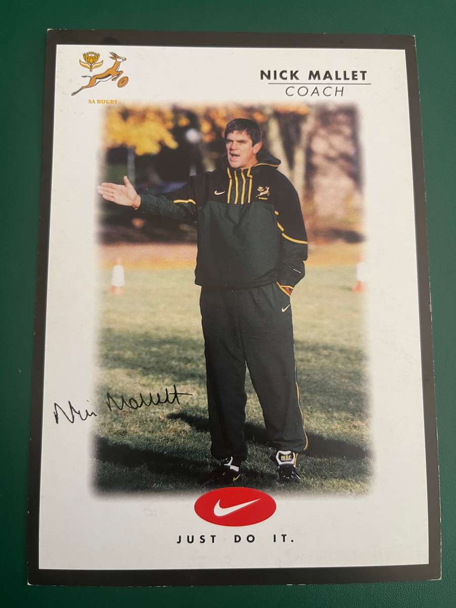 Rugby Card - 2000 Nike Rugby Card Nic Mallet
