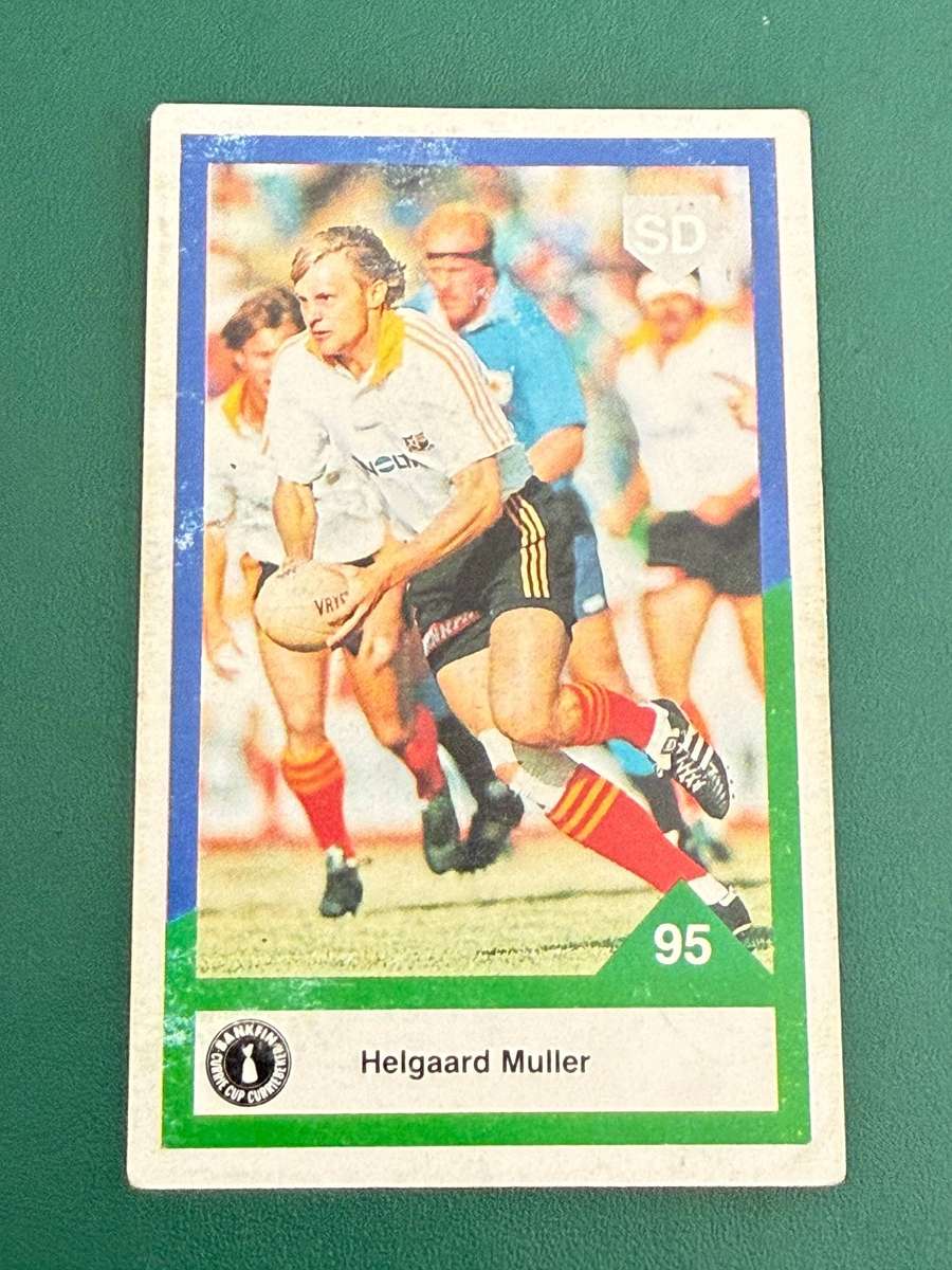 Rugby Card - Helgaard Muller 1992 Sports Deck Rugby Card