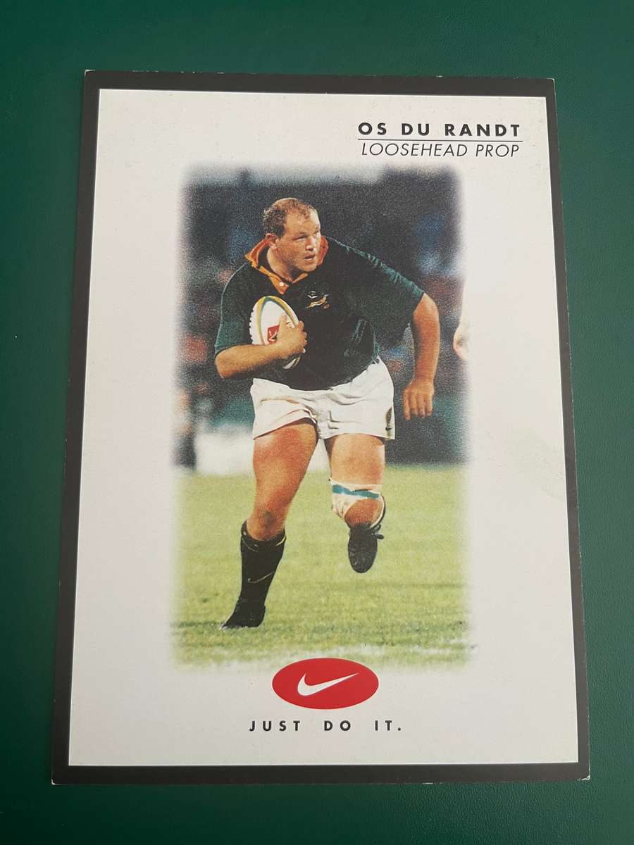 Rugby Card - Os du Randt 2000 Nike Rugby Card