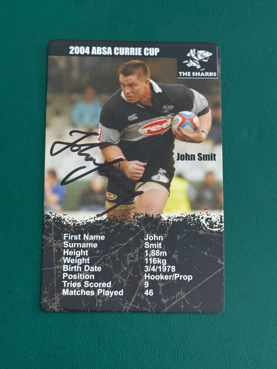 Rugby Card - *SIGNED* John Smit 2010 Big Ball Rugby Card