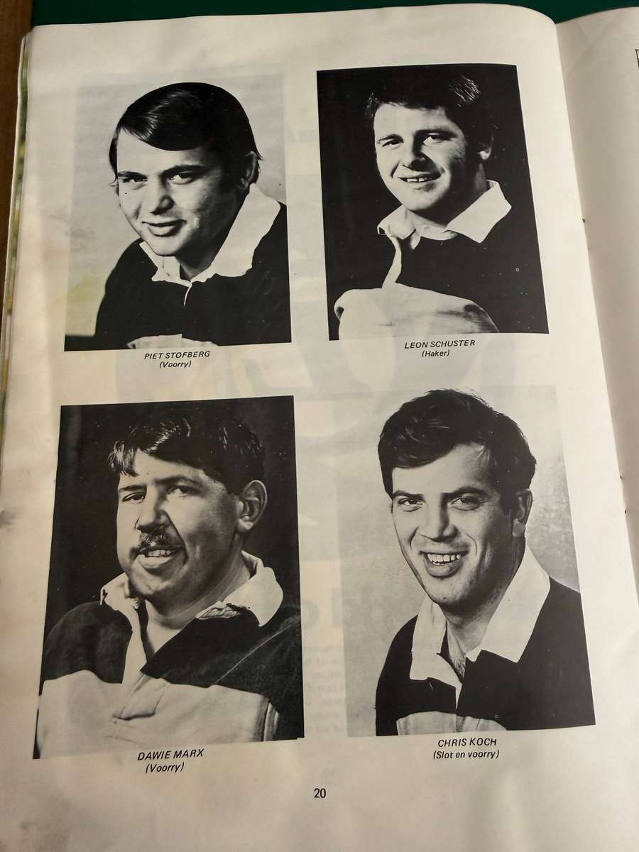 Rugby Guide - *SIGNED by 24/some Springboks* Shimlas European Tour 1974