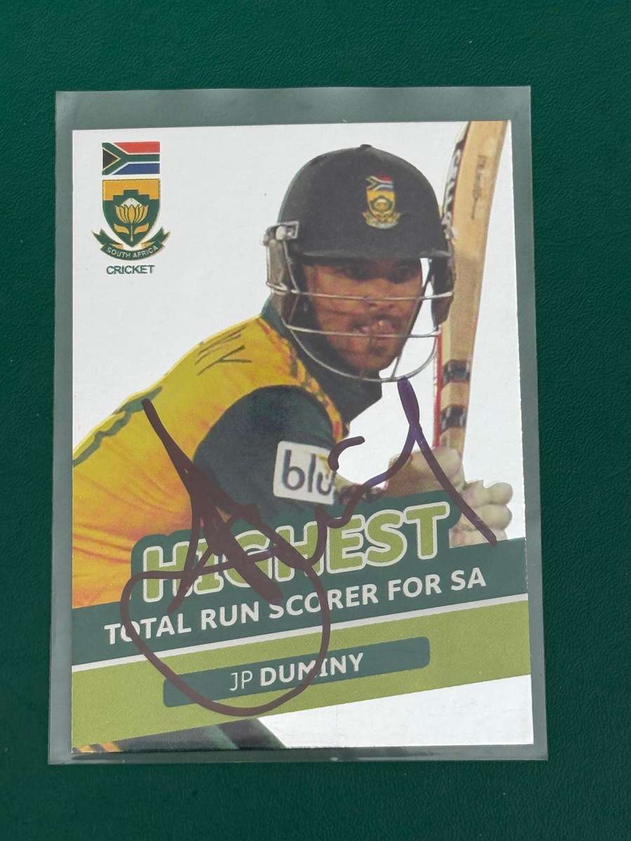 Cricket Card - *SIGNED*  JP Duminy 2012 Big Ball Cricket Card (Nr82)