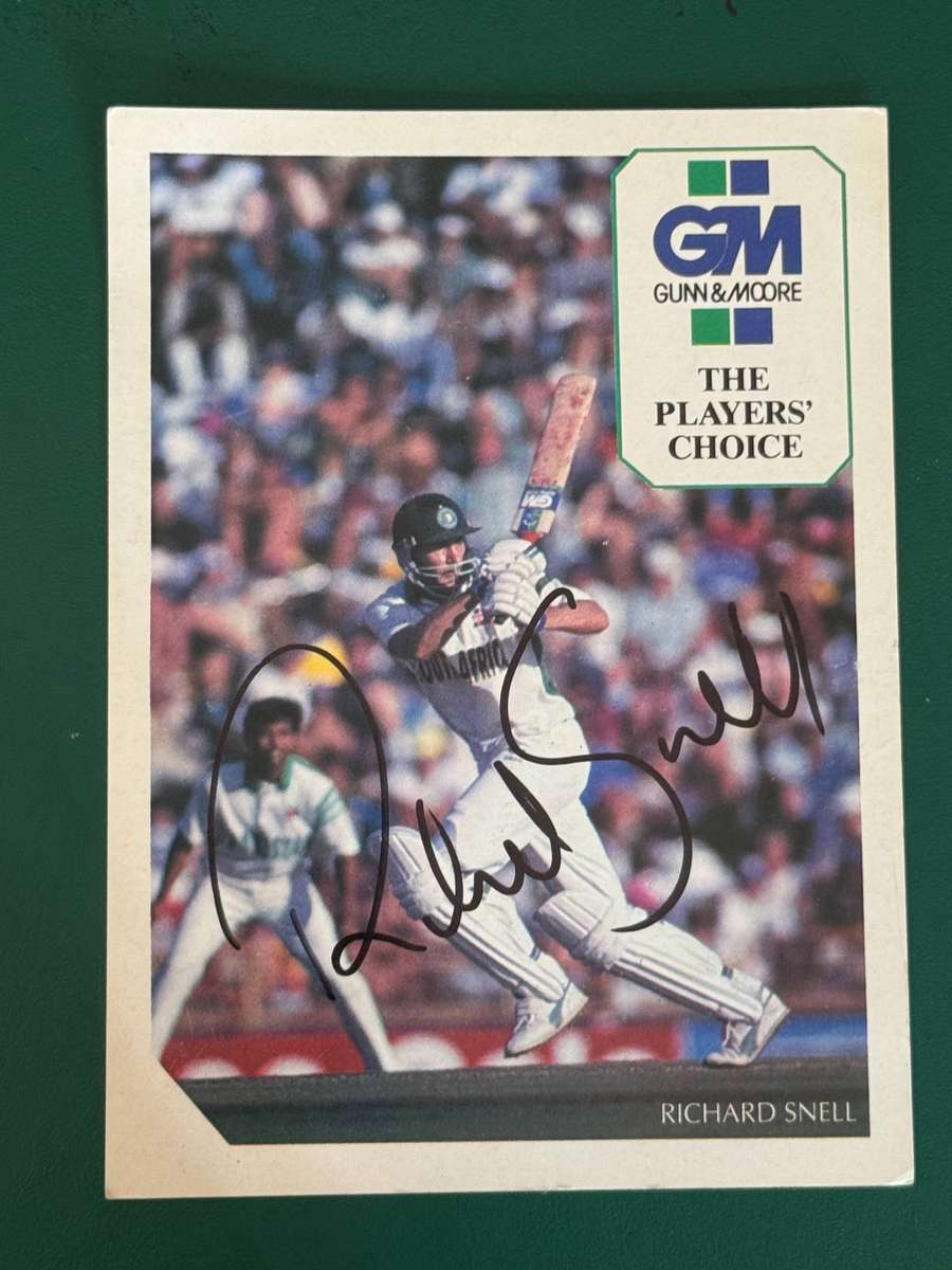 Cricket Card/Autograph -  Richard Snell (South-Africa 1991-1996)