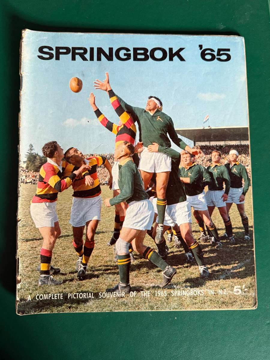 Rugby Booklet - Springboks in New Zealand 1965