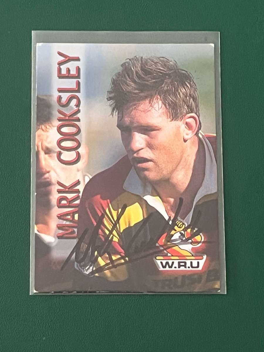 Rugby Card - *SIGNED* Mark Cooksley 1996 Card Crazy Rugby Card