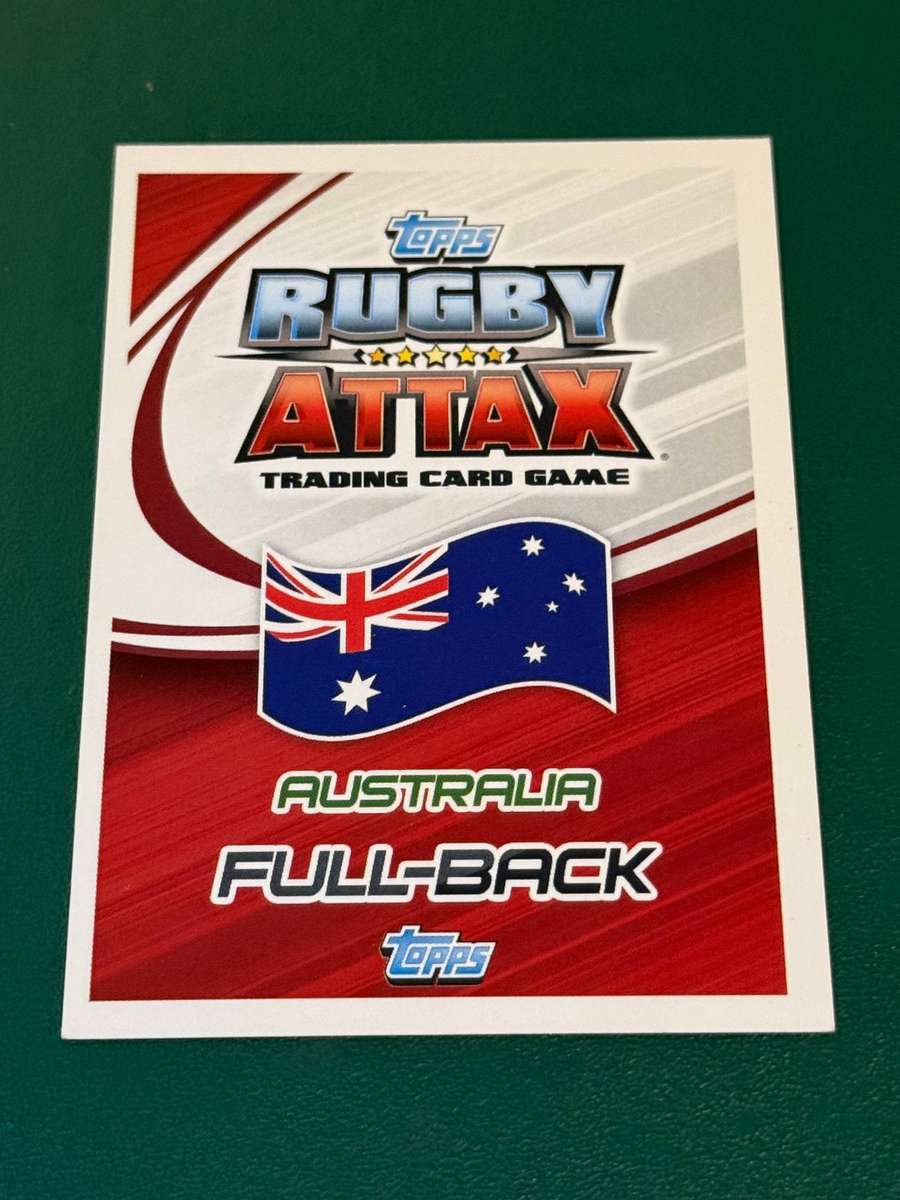 Rugby Card - *SIGNED Kurtley Beale 2015 Topps Rugby Attax Rugby Card