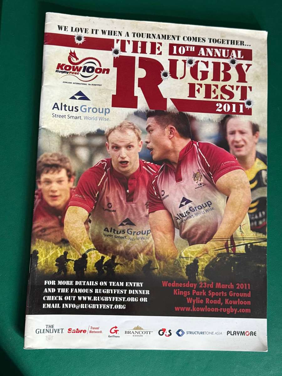 Rugby Programme - The 10th annual Rugby Fest 23/03/2011 (Kings Park)