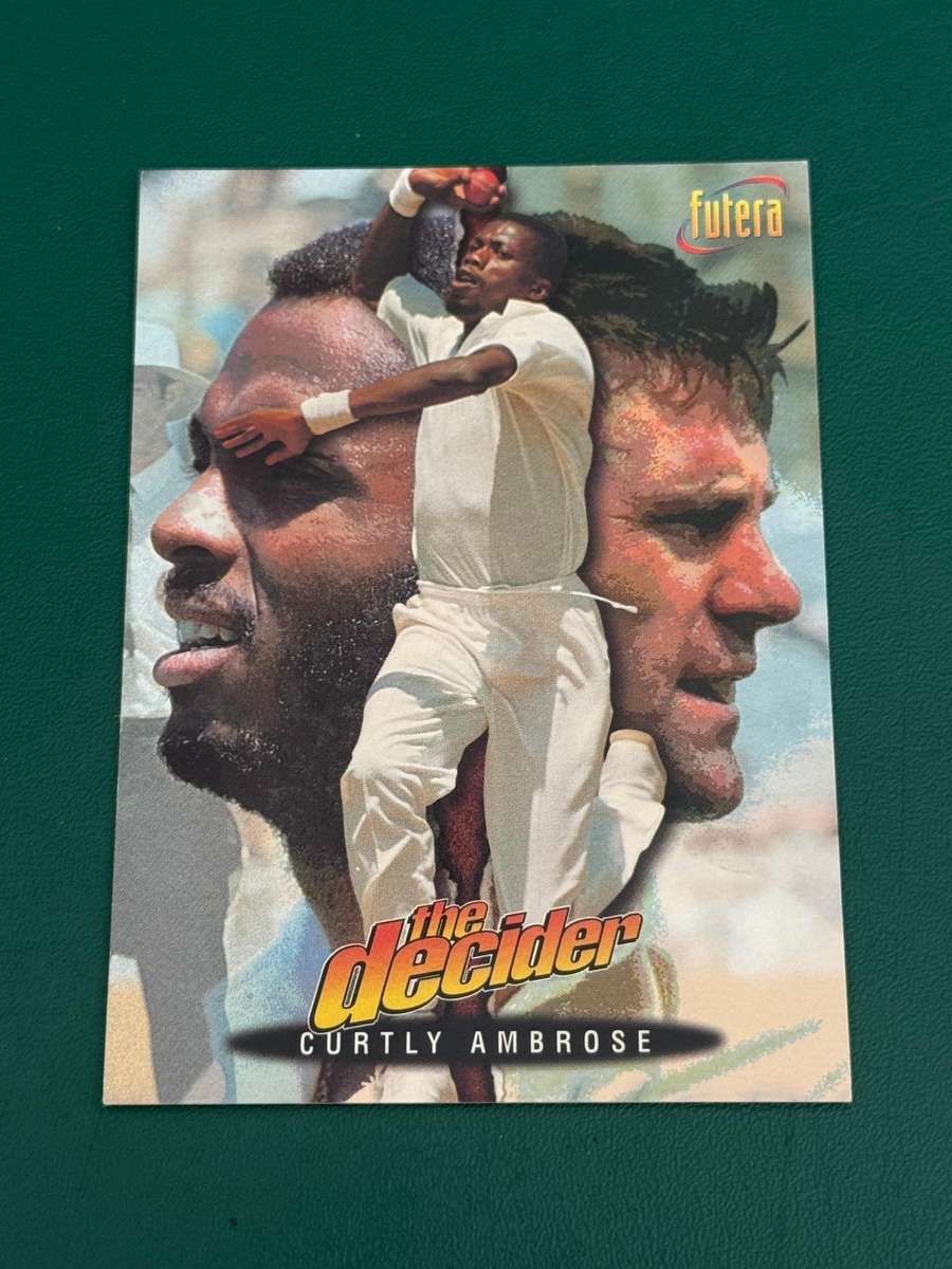 Cricket Card - Curtly Ambrose (Nr19) 1996 Futera Cricket Card