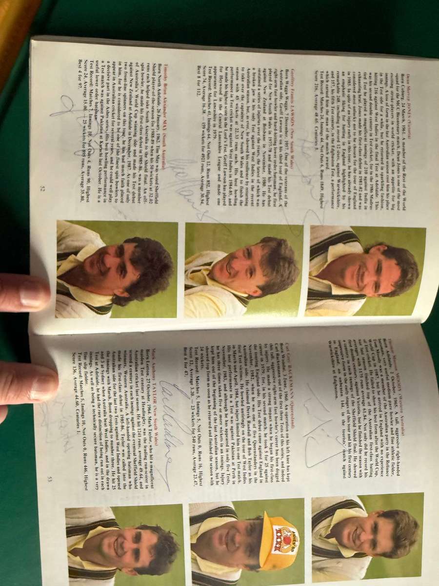 Cricket Programme - *SIGNED by 30* England vs Australia 27 July - 1 August 1989 (Fourth Ashes Test)