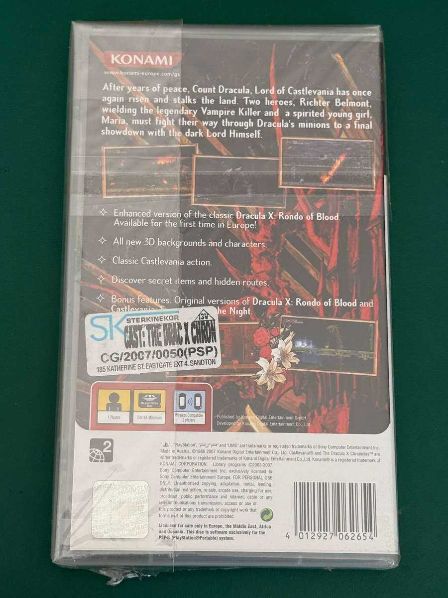 Sony PSP - Castlevania : Dracula X Chronicles