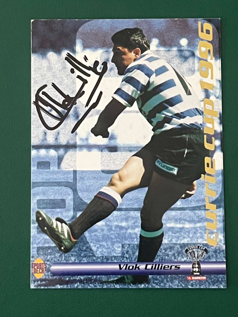 Rugby Card - *SIGNED* Vlok Cillers 1996 Sports Deck Currie Cup Card