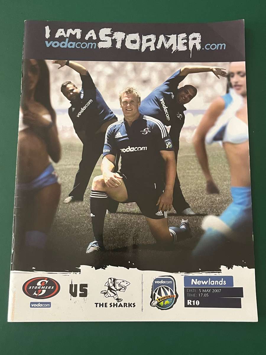 Rugby Programme - Stormers vs Sharks 05/05/2007 (Super 14)