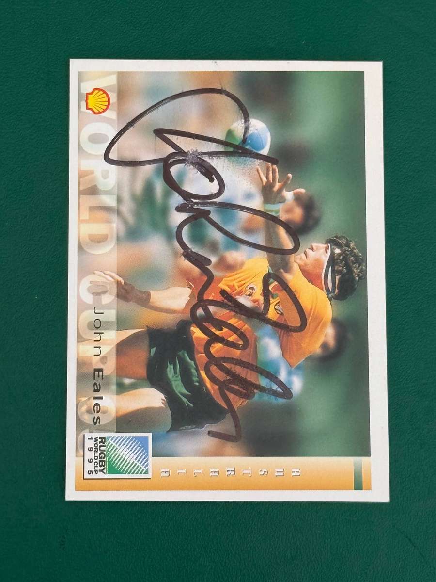 Rugby Card - *SIGNED* John Eales 1995 Sports Deck Rugby Card