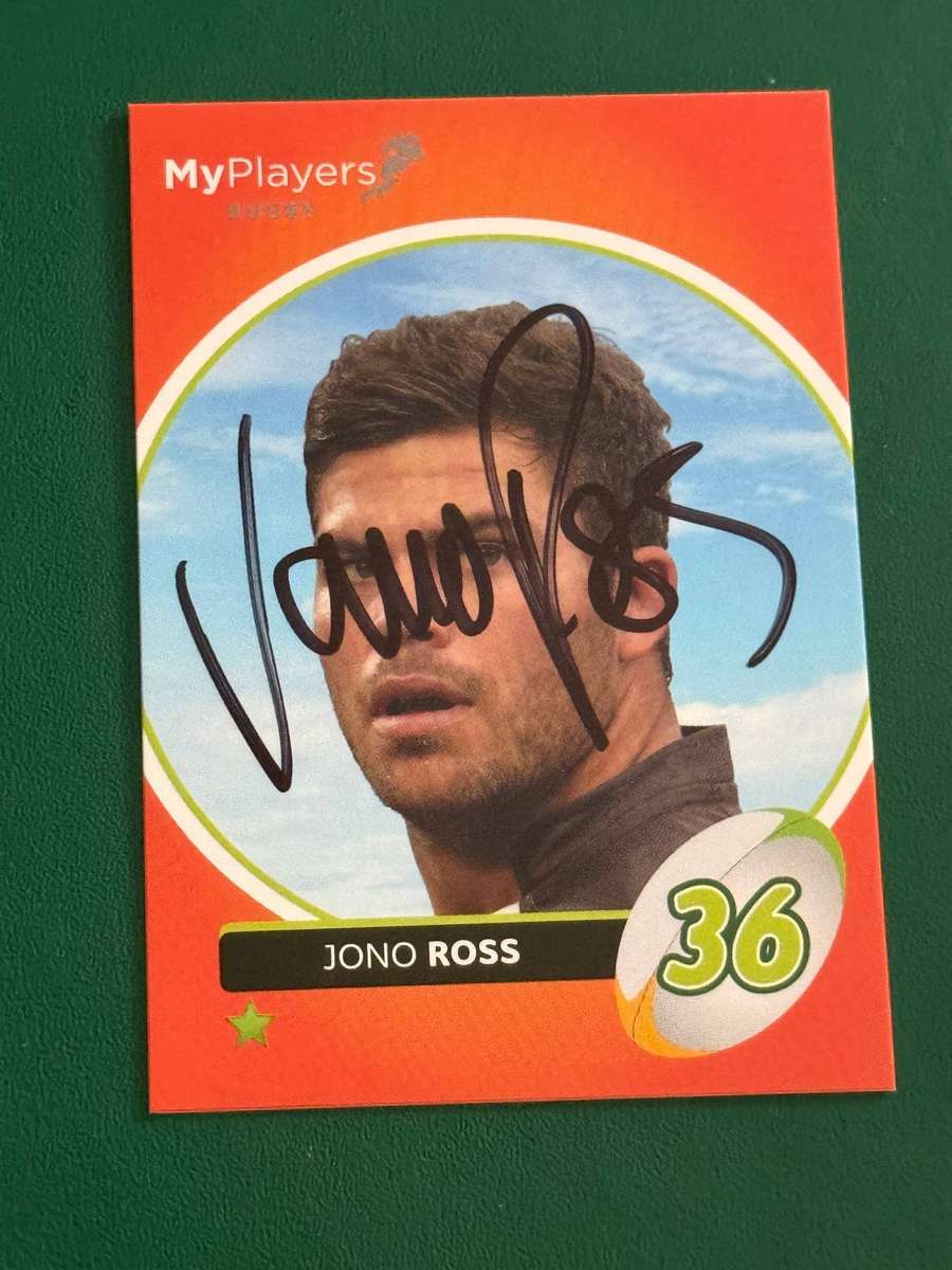 Rugby Card - *SIGNED* Jono Ross 2014 Big Ball Rugby Card