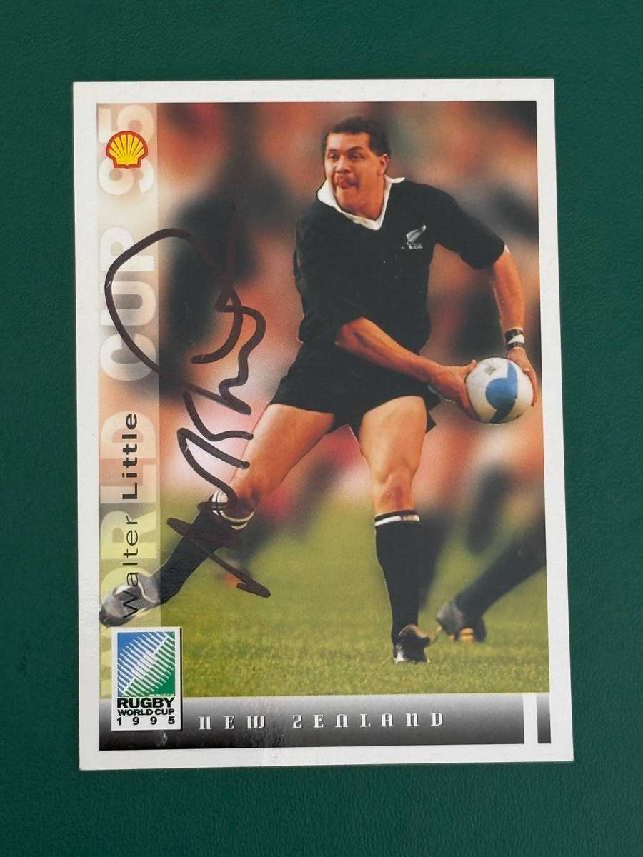 Rugby Card - *SIGNED* Walter Little 1995 Sports Deck Rugby Card