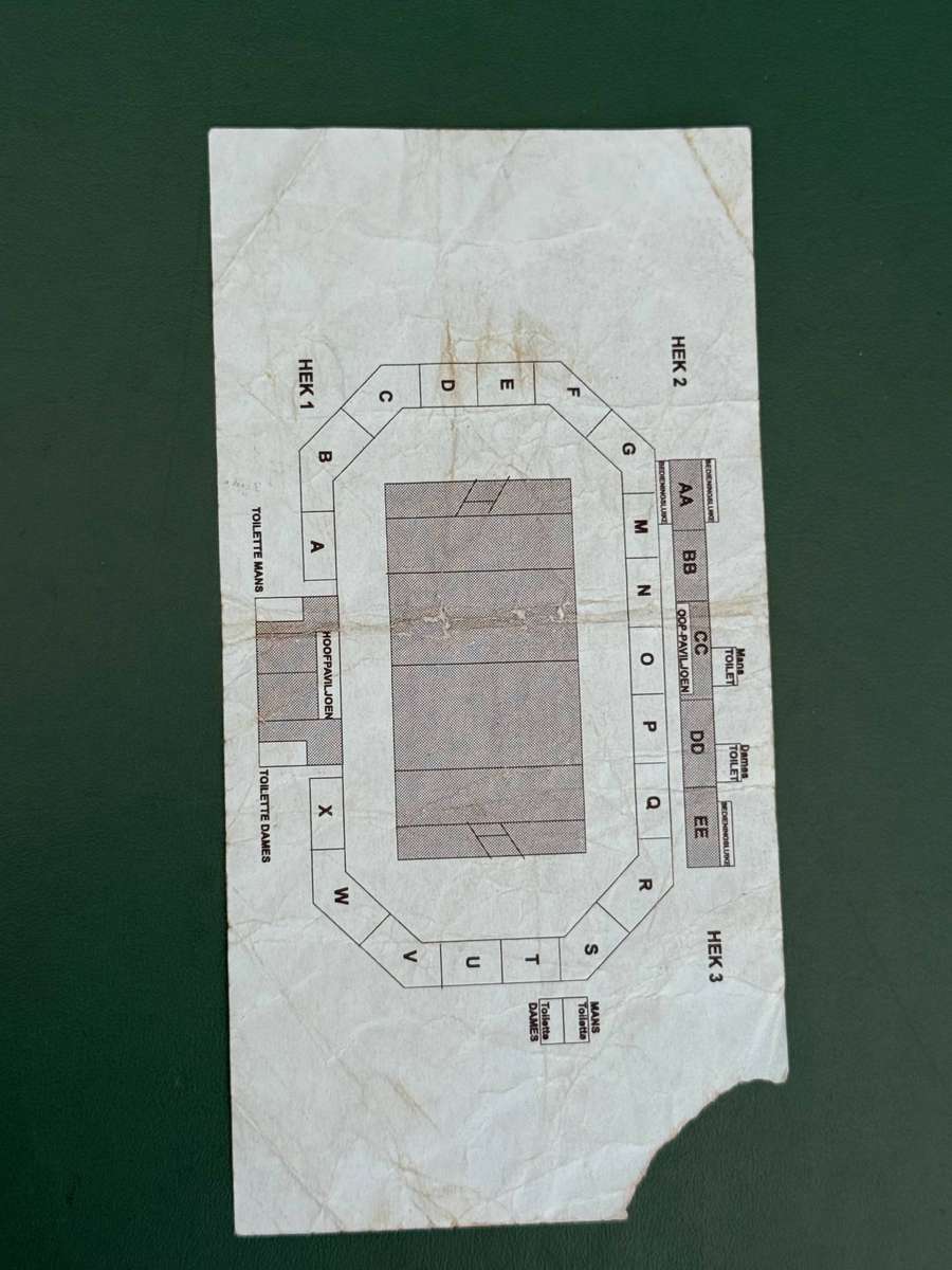 Rugby Ticket - Mpumalanga Pumas vs British Lions 04/06/1997