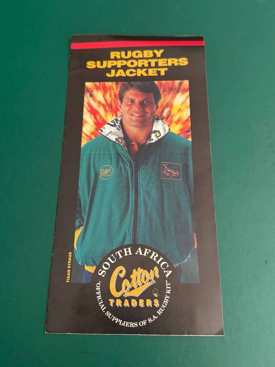 Rugby Brochure/Advertisement - Cotton Traders Rugby Supporters Jackets