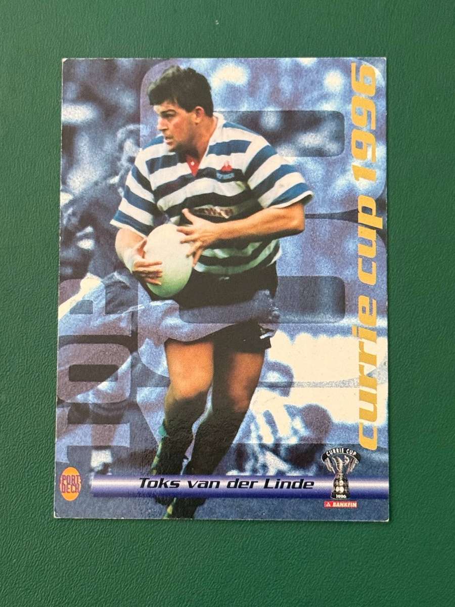 Rugby Card - Toks van der Linde 1996 Sports Deck Rugby Card