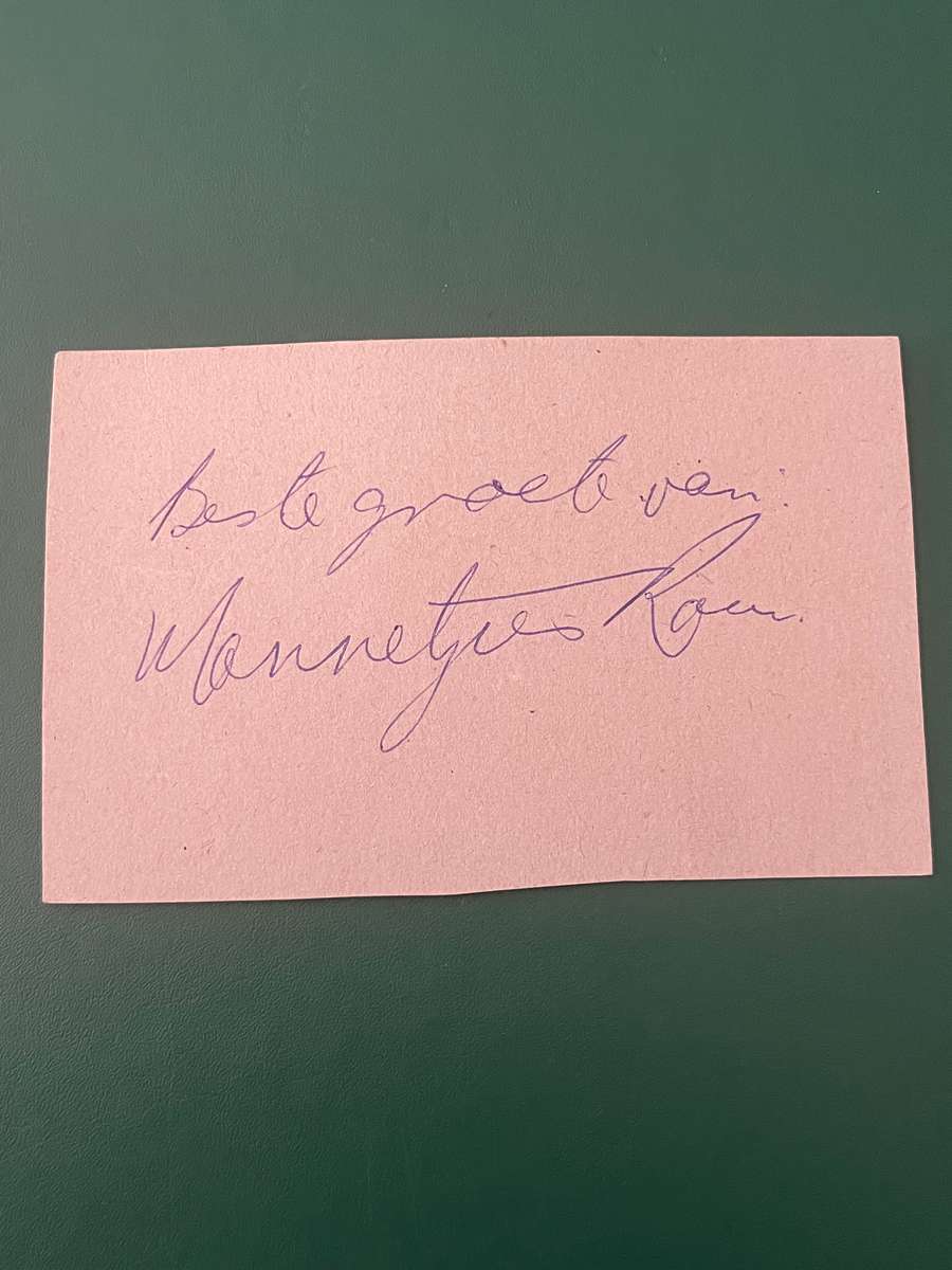 Rugby Signature - Springbok Nr367 Mannetjies Roux