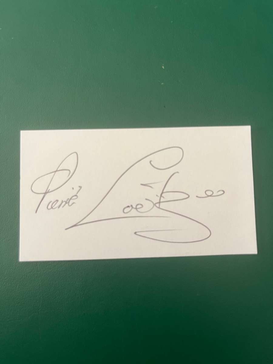 Boxing Signature - Pierre Coetzer