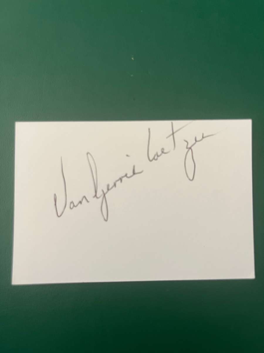 Boxing Signature - Gerrie Coetzee