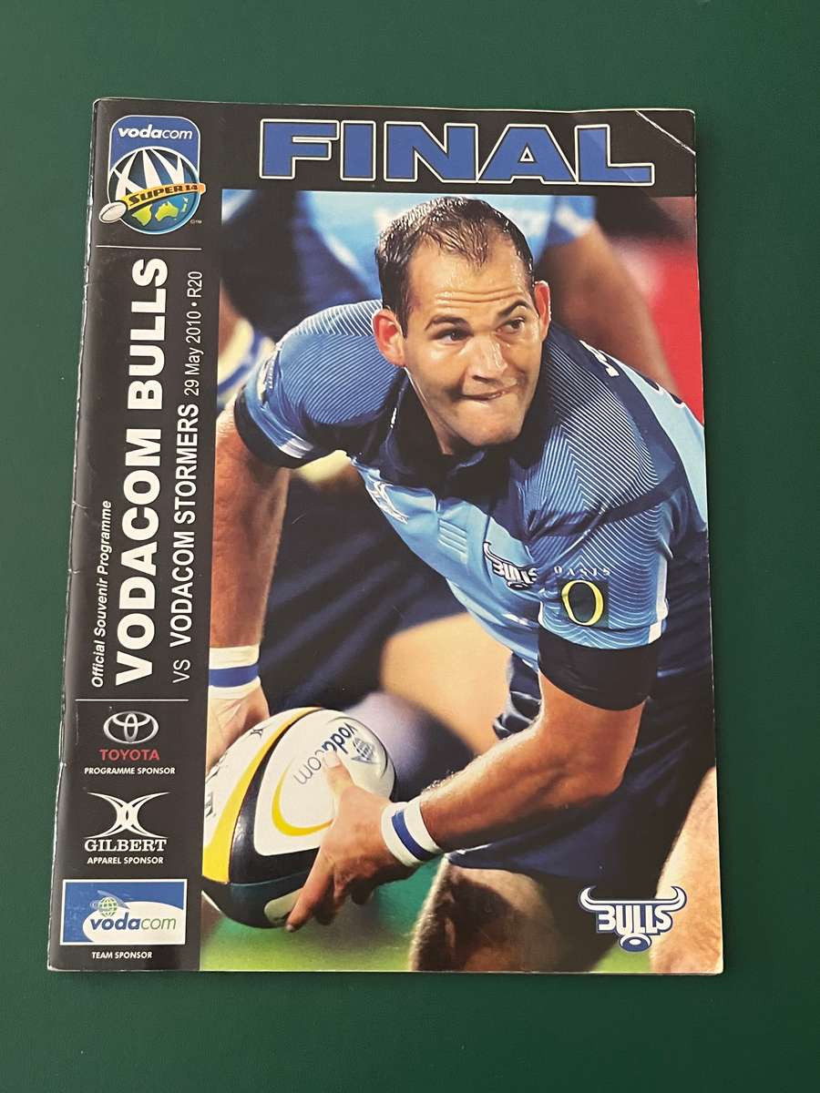Rugby Programme - *SUPER Rugby FINAL* Bulls vs Stormers 29/05/2010 (Orlando)