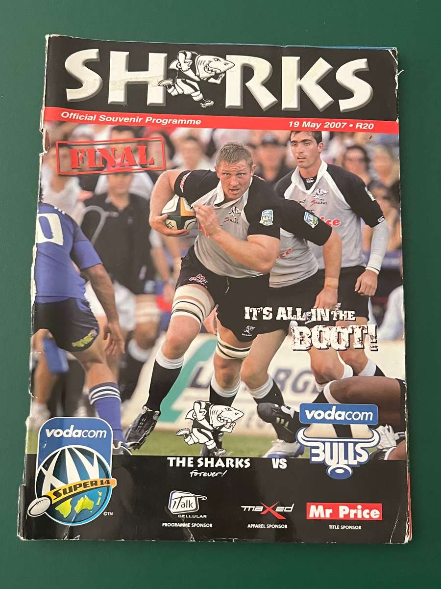 Rugby Programme - *Super Rugby FINAL* Sharks vs Bulls 19/05/2007