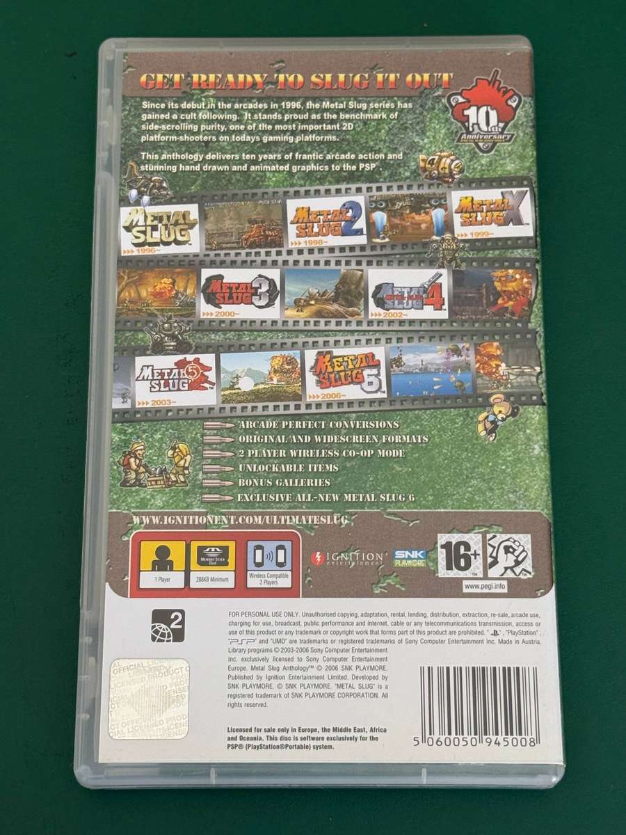 Sony PSP - Metal Slug Anthology