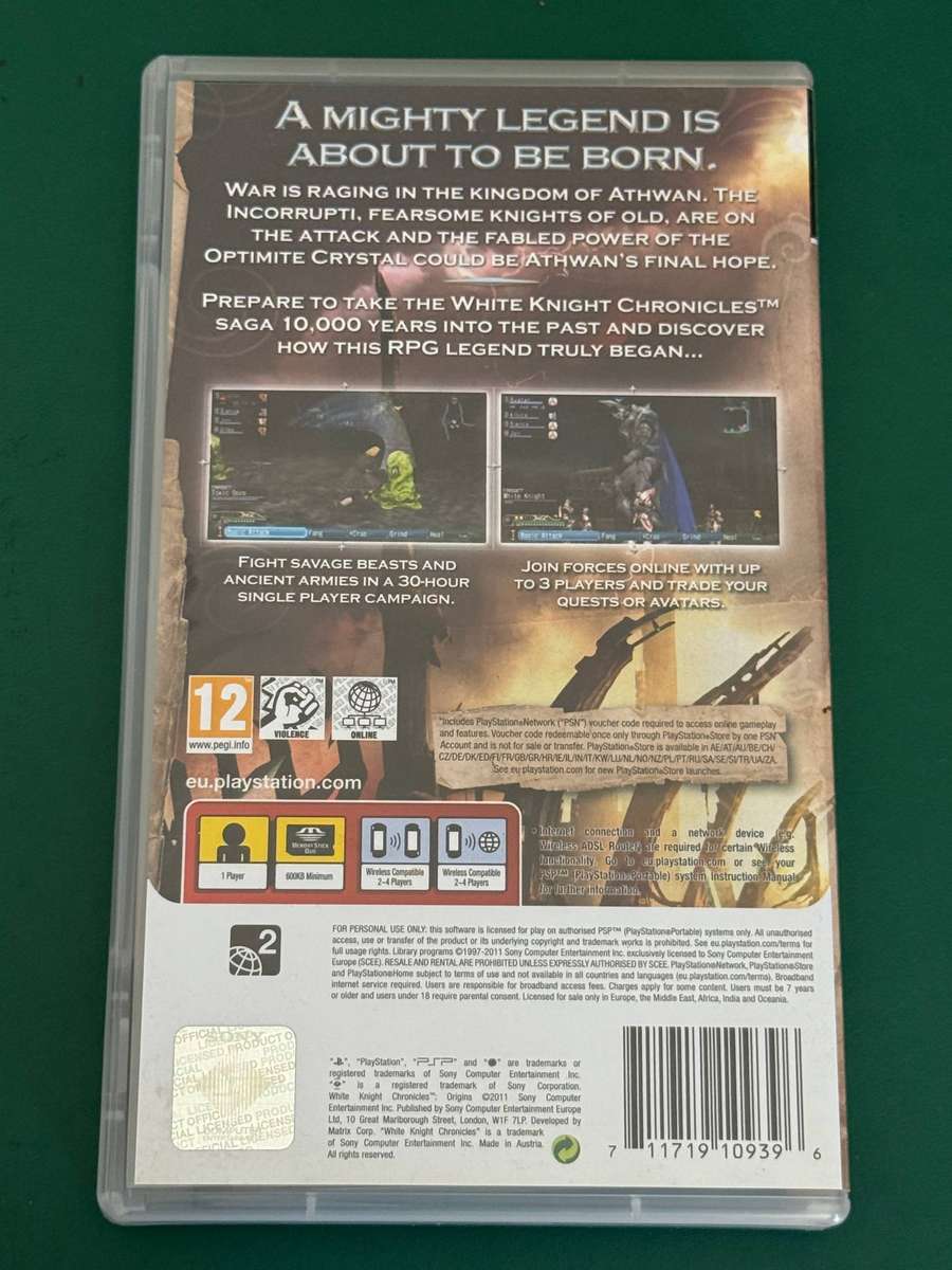 Sony PSP - White Knight Chronicles : Origins