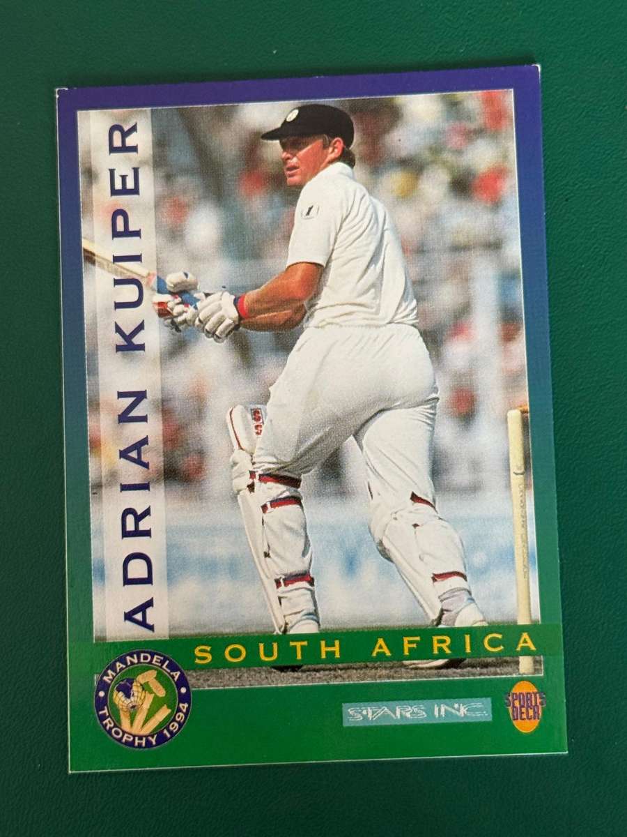 Cricket Card - Adrian Kuiper 1994 Sports Deck Cricket Card