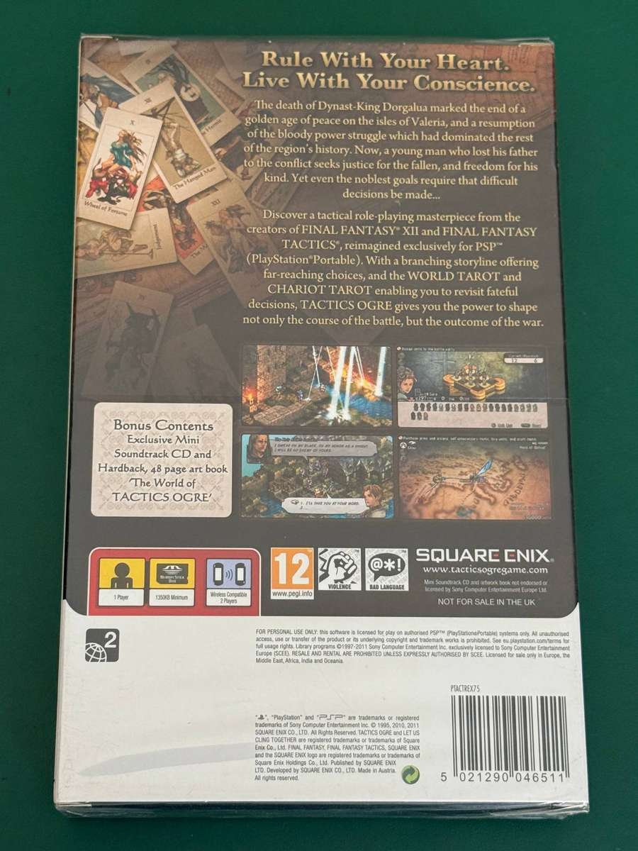 Sony PSP - Tactics Ogre : Let us cling together (Premium Edition with mini cd and hardback booklet)