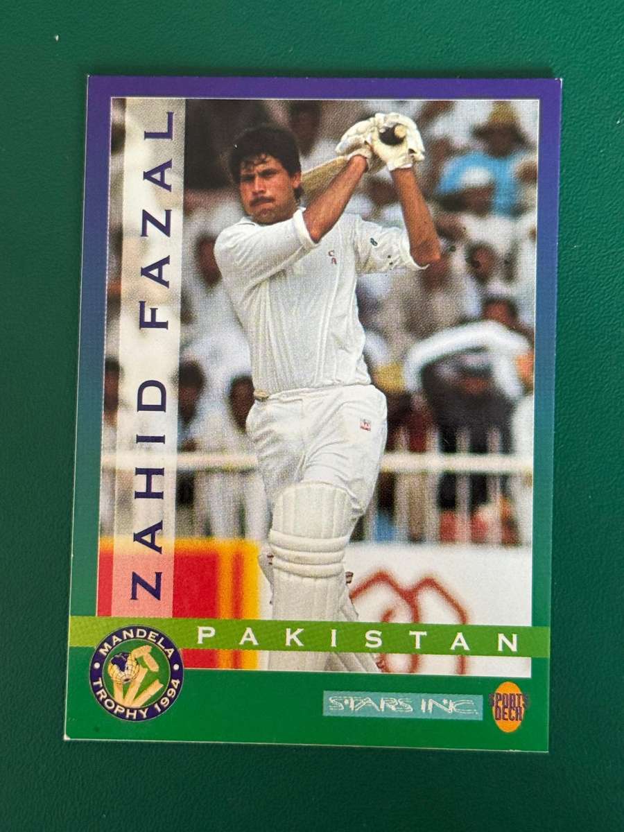 Cricket Card - Zahid Fazal 1994 Sports Deck Cricket Card