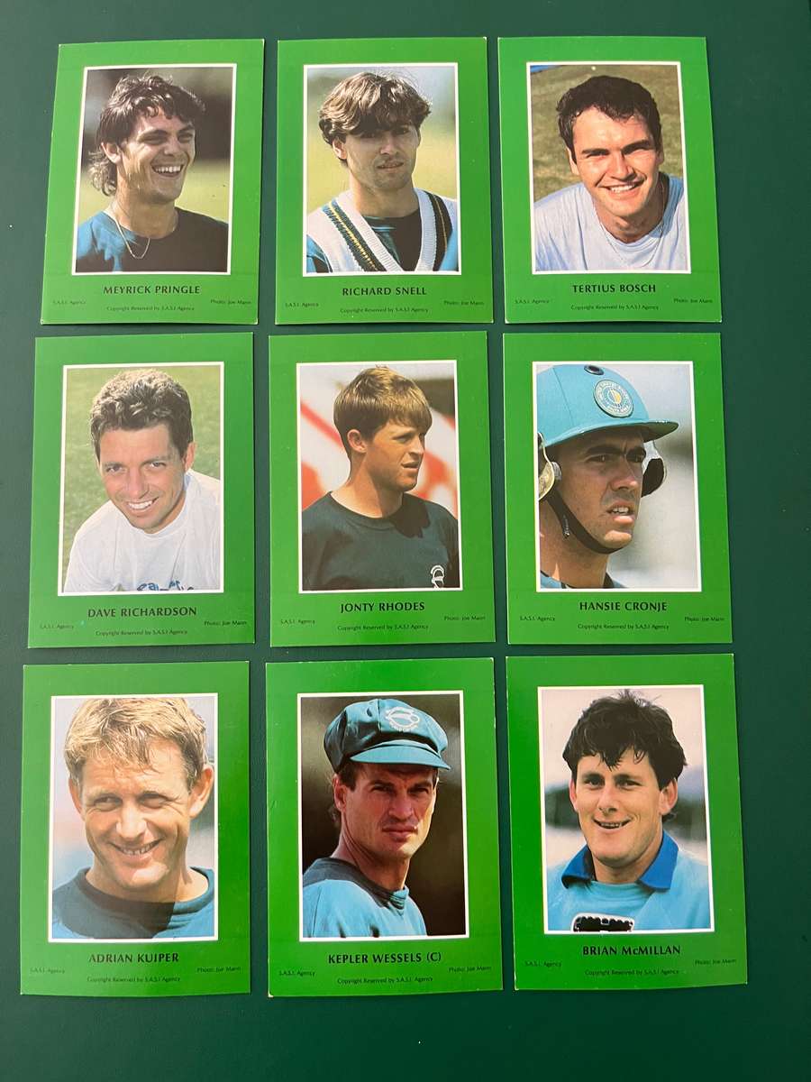 Cricket Cards - *Rare cards: 1992 SASI South-Africa Cricket World Cup Cricket Cards