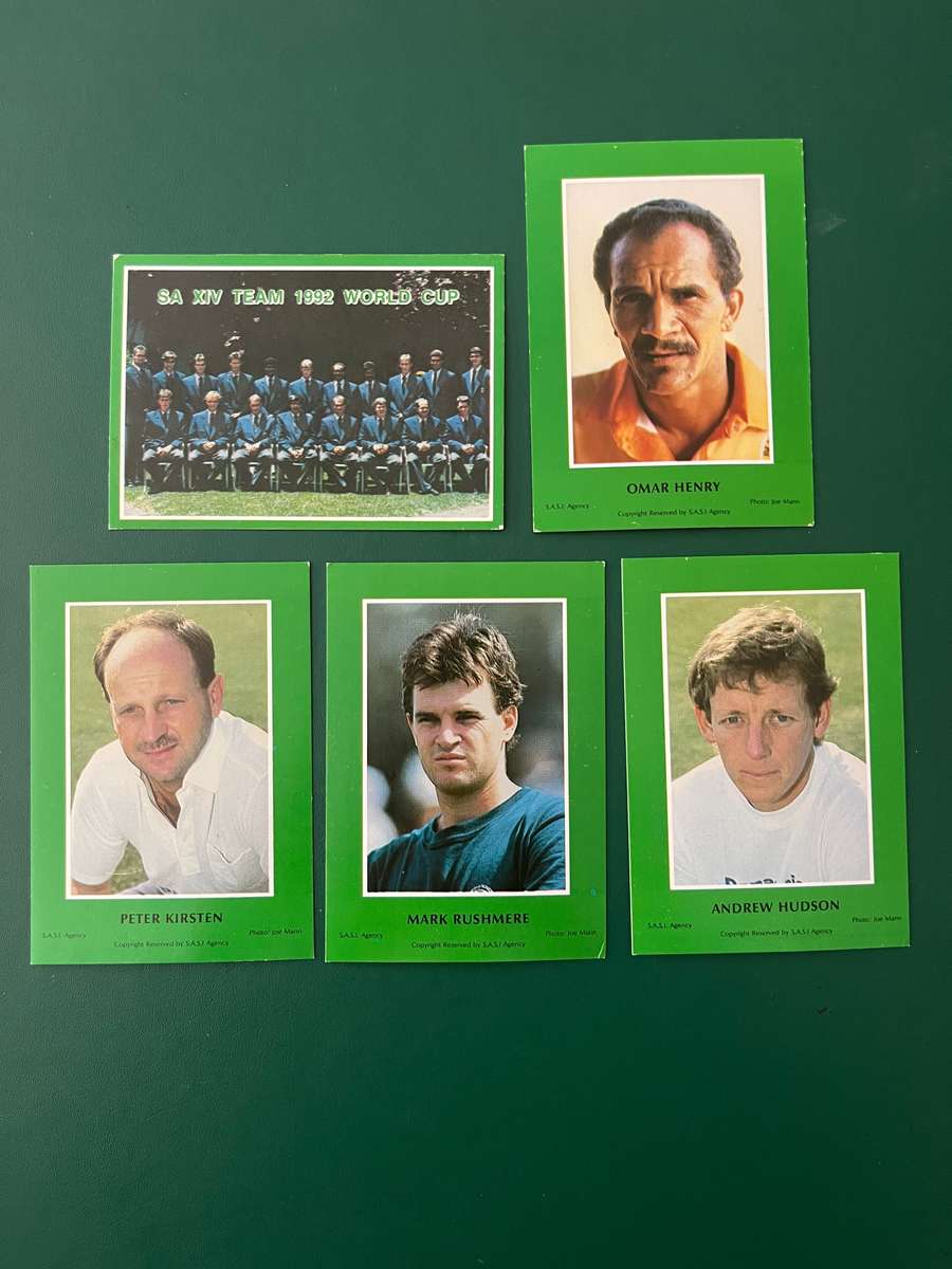 Cricket Cards - *Rare cards: 1992 SASI South-Africa Cricket World Cup Cricket Cards