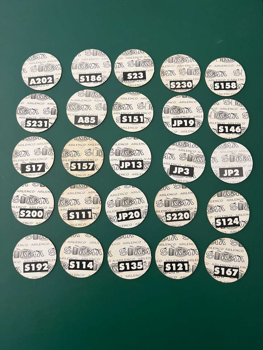 Rugby - 25 * Arlenco 1995 Rugby World Cup Tazos/Slammas