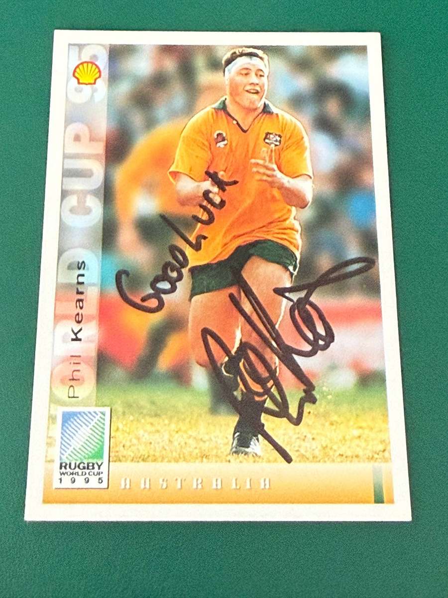 Rugby Card - *SIGNED* Phil Kearns 1995 Sports Deck Rugby Card