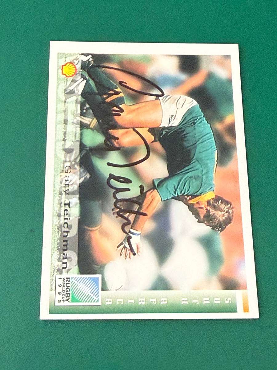 Rugby Card - *SIGNED* Gary Teichmann 1995 Sports Deck Rugby Card