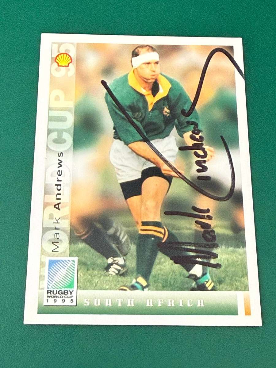 Rugby Card - *SIGNED* Mark Andrews 1995 Sports Deck Rugby Card